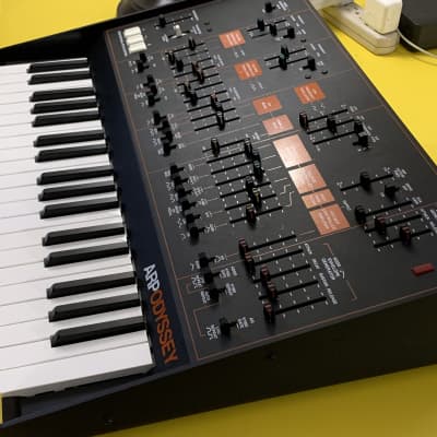 Korg ARP Odyssey Rev3 37-Slim Key Duophonic Analog Synthesizer 2015 - Present - Black/Orange