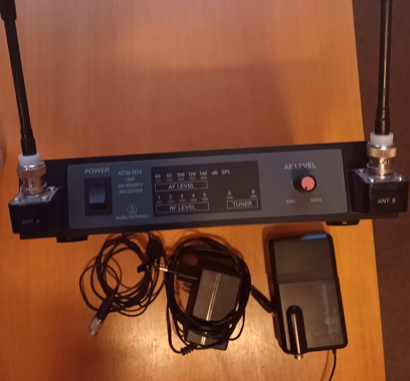 Audio Technica ATW R14 ATW T51 Wireless Mic System Receiver