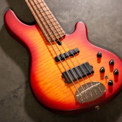 Lakland Skyline 55-02 Custom 2023 - Cherry burst image 4