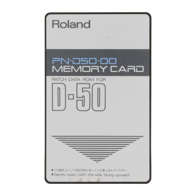 Roland PN-D50-00 ROM Memory Card for D-50 [USED]