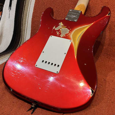 Fender Custom Shop LTD 1962 Stratocaster Heavy Relic Aged Candy Apple Red over 3Tone Sunburst [SN CZ568582] (01/29) image 5