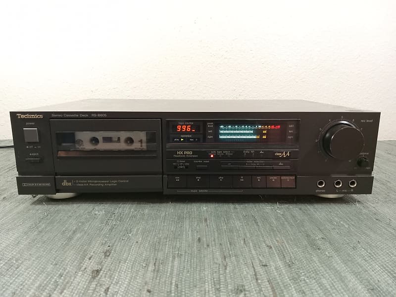 Technics RS-B605 Stereo Cassette Deck Tape Deck Japan Vintage 80s
