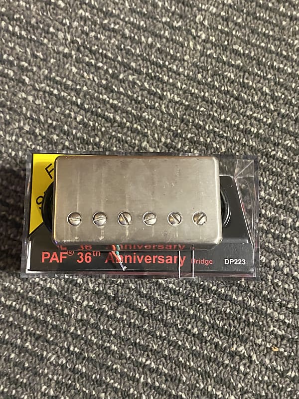 DiMarzio DP223 PAF 36th Anniversary Bridge Humbucker Aged Nickel