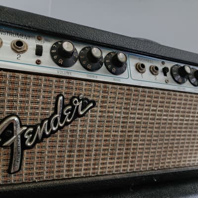 Fender Bassman 2-Channel 50-Watt Guitar Amp Head 1968 - 1969 - Silverface image 2