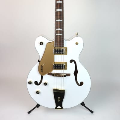 Gretsch G5422GLH Electromatic Classic Hollow Body Left-Handed Snowcrest White image 2