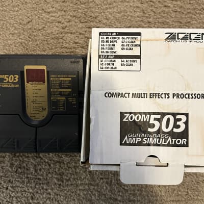 Reverb.com listing, price, conditions, and images for zoom-503-guitar-bass-amp-simulator