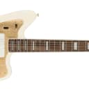 Squier 40th Anniversary Jazzmaster®, Gold Edition, Laurel Fingerboard, Gold Anodized Pickguard, Olympic White 0379420505