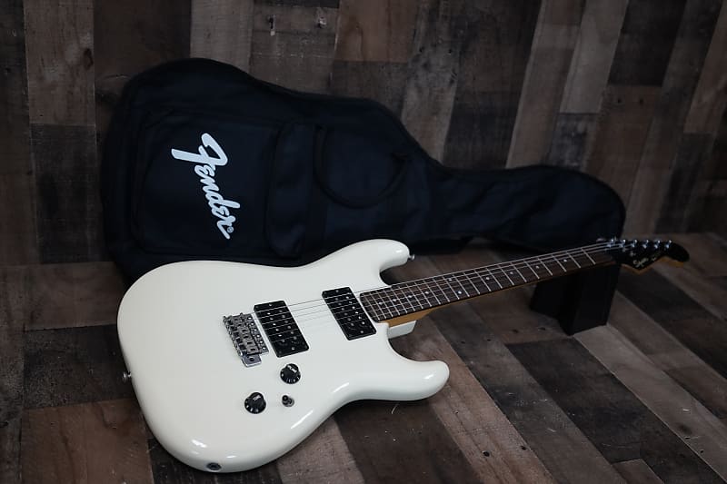 Squier Boxer Stratocaster HH ST-335 1985 Contemporary Series Vintage White  Fender Japan MIJ Rosewood