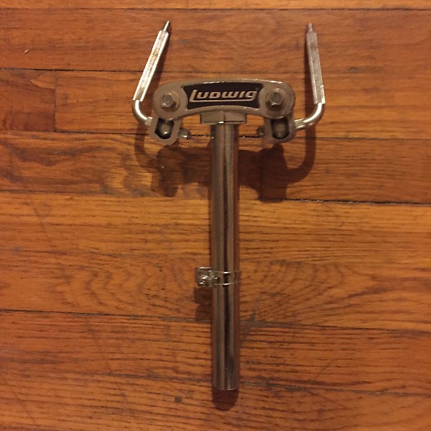 Ludwig Tom Mount And Bracket 1970s Chrome Vintage Double Tom Reverb