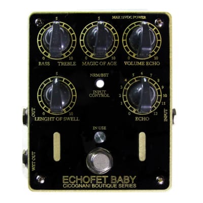 Cicognani Engineering Echofet Baby Modulated Delay Pedal for sale