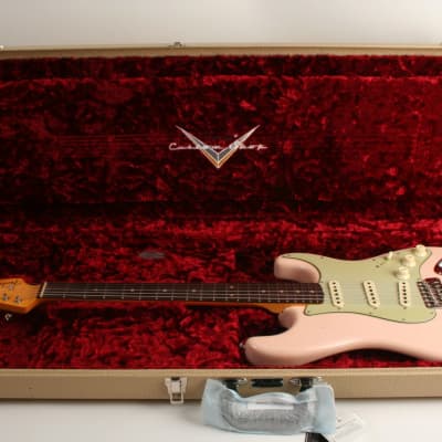 Fender Custom Shop Limited 1964 Stratocaster Journeyman Relic Super Faded Aged Shell Pink CZ567759 image 11