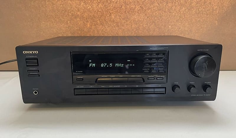 Onkyo TX-8222 2-Channel Stereo 100 good Watt Receiver Phono Input w/ Original Remote