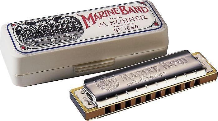 NEW Hohner Marine Band 1896 Classic Harmonica - Key of 'B' image 1