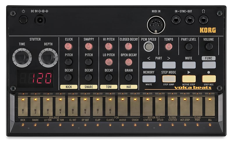 Korg Volca Beats Analog Drum Machine image 1
