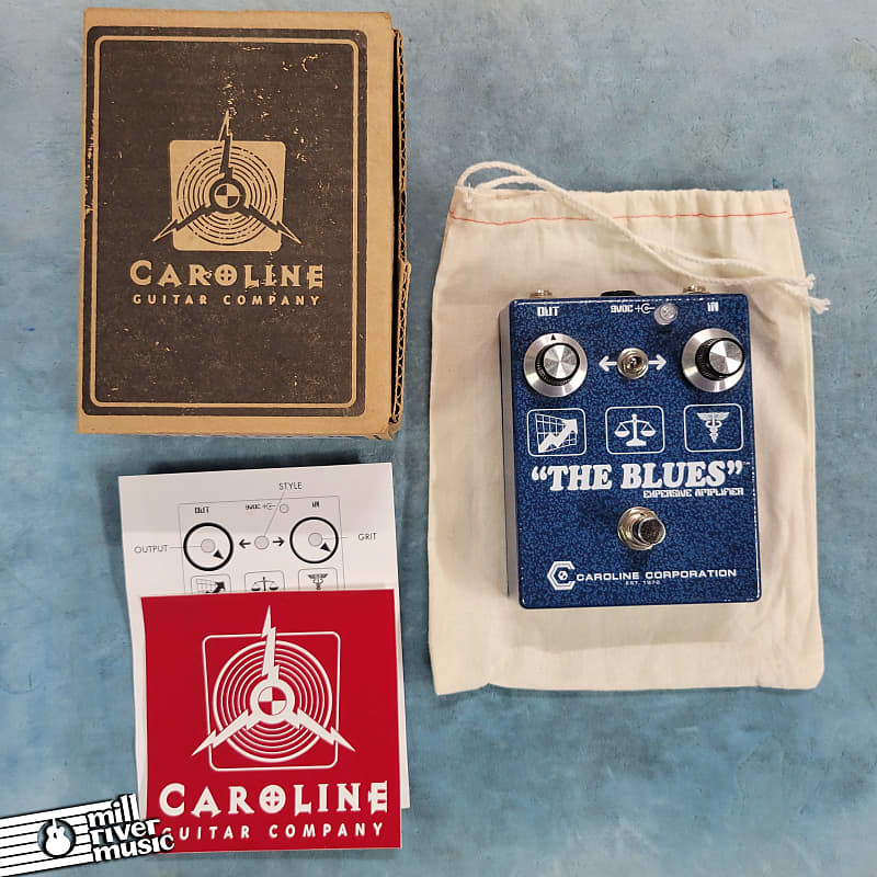 Caroline Guitar Company The Blues Overdrive Effects Pedal w/box Used image 1