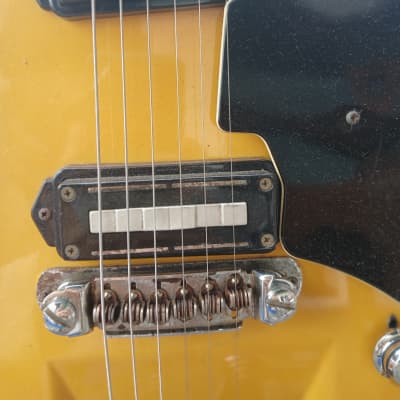 Teisco DG-67 1967 - Buttercream image 6
