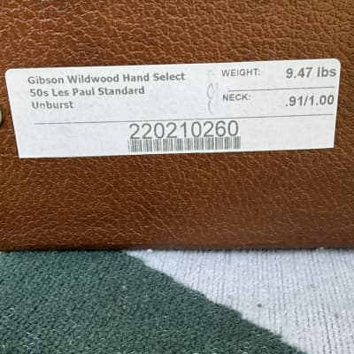 Gibson Wildwood Select Les Paul Standard '50s 2019 - Present - Unburst image 14