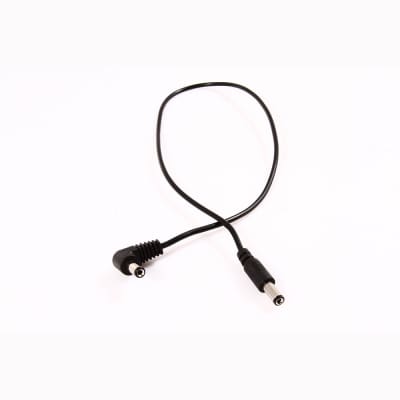 Voodoo Lab 2.1mm Straight and Right Angle Barrel Cable for Pedal Power Supplies 18" image 3