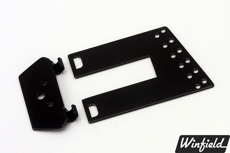 Black 12-string trapeze tailpiece conversion kit for Rickenbacker guitars image 1