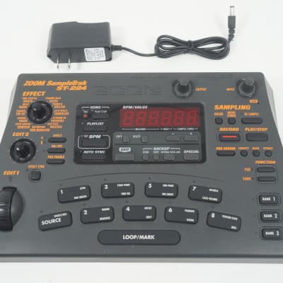 [SALE Ends July 14] ZOOM ST-224 SampleTrak Sampler Drum Machine Lo-Fi Effects w/ 100-240V PSU