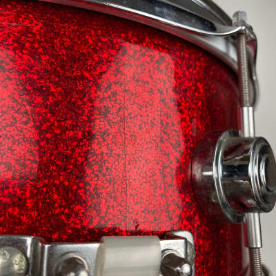 DW Workshop Series Snare Drum 2002 Red Sparkle 5.5"x12" image 8