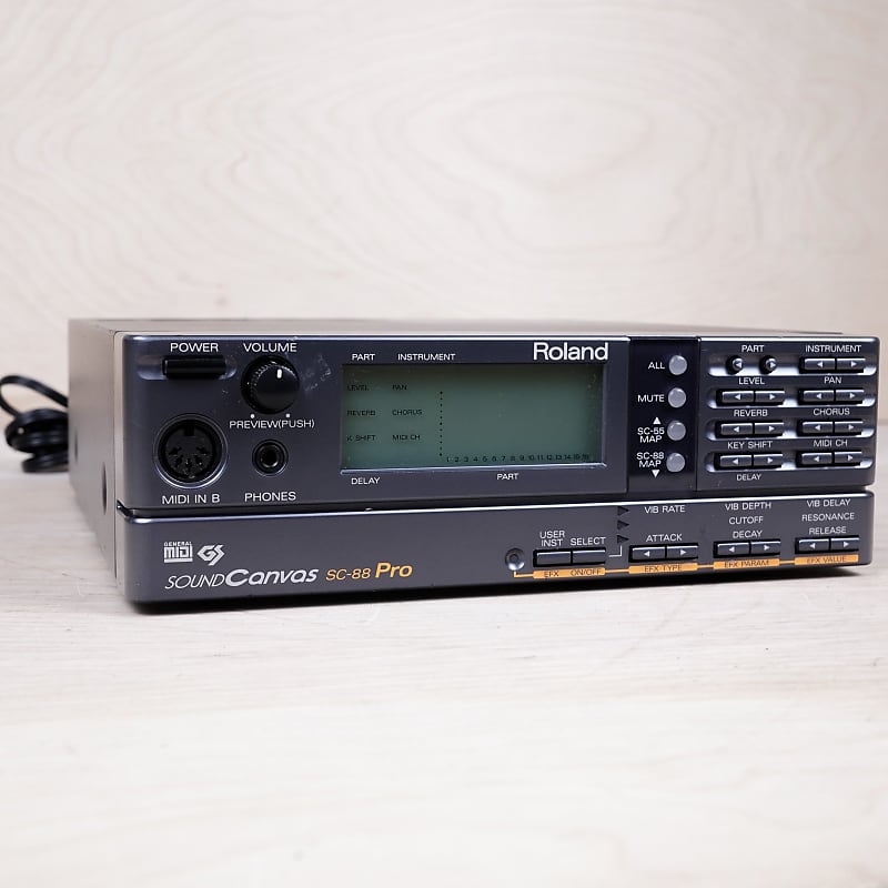 Roland SC-88 pro SOUND Canvas General MIDI sound modules