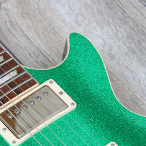 Rare and MINTY! Gibson Les Paul Custom Shop Standard 2008 Vintage Green Sparkle + COA and OHSC image 16