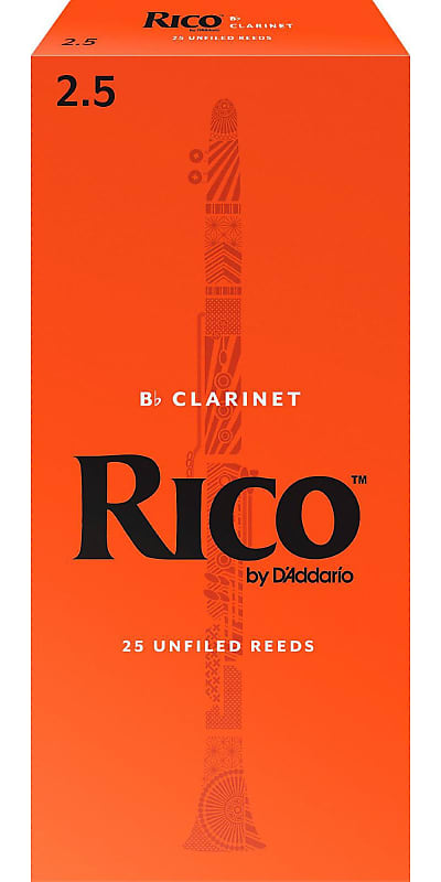Rico Bb Clarinet Reeds, Box of 25 image 1