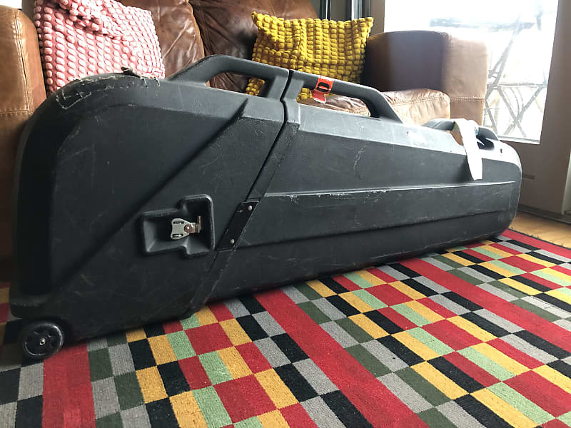 SKB 44RW bass case with wheels Reverb