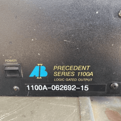 AB International Precedent Series 1100A Logic Gated Output Pro Audio Amplifier image 3