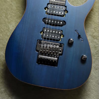 Ibanez RG3070 【Transparent Deep Blue Flat】Prestige Series | Reverb