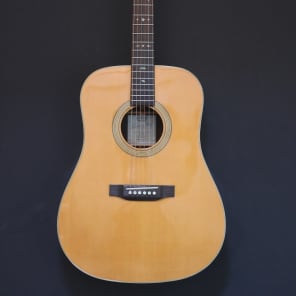 Recording King RD-27 Dreadnought Acoustic Natural | Reverb