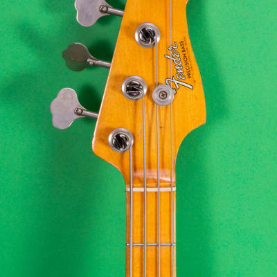 Fender Precision Bass Rare Slab Body John Entwistle 1966 White image 6
