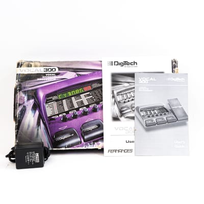 Digitech Vocal 300 Vocal Effects Processor with Power Supply, Box, and Manual image 8