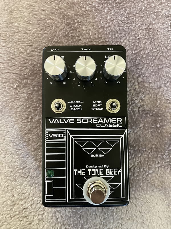 The tone geek Valve screamer vs10 Black | Reverb