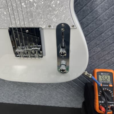 Harley Benton TE-30 BE White SkunkWerx In USA FretWerx Fret Polish and Setup image 16