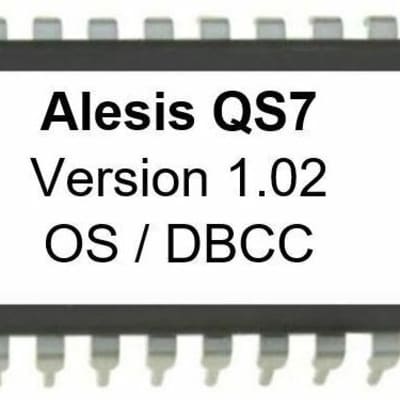 Alesis QS7 firmware OS Update Upgrade V 1.02 eprom with latest OS