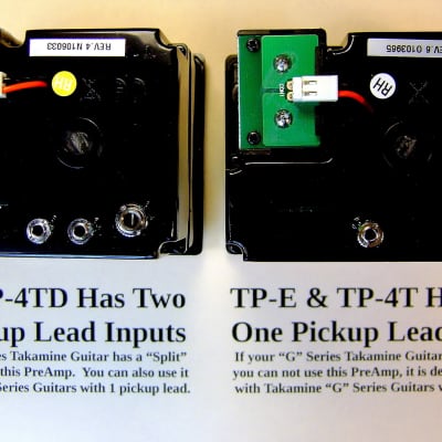 Takamine TP-4TD Dual Input G Series Preamp / New image 12