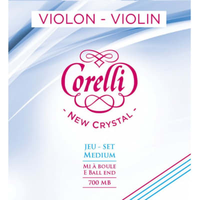 CORELLI New Crystal Violin Medium 700MB 4/4 Set Saiten für Violine (mit Kugel) for sale
