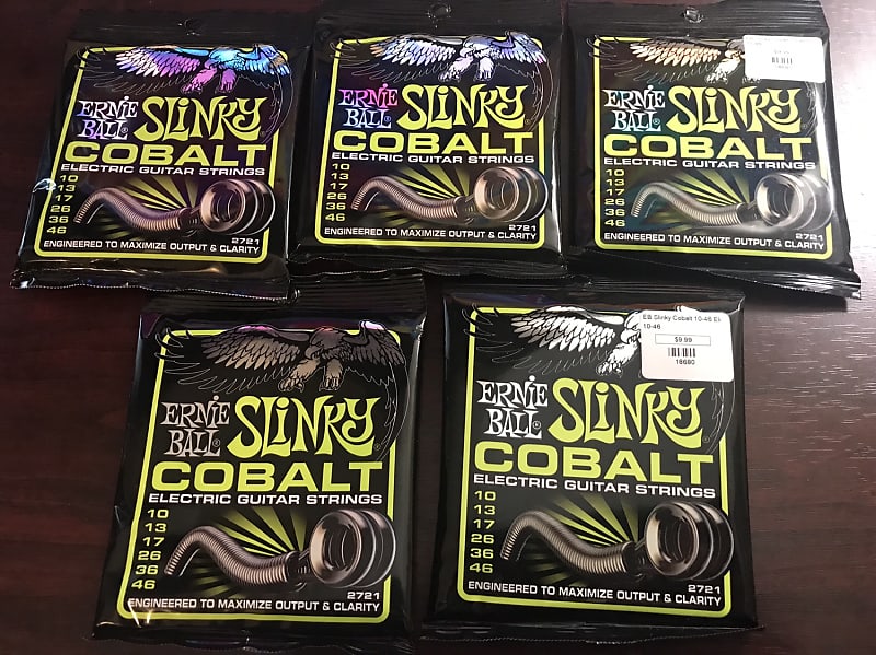 Ernie Ball Cobalt, Bass & Acoustic String Bundle Reverb