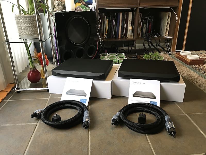 Nuprime Evolution 2 Mono Amps Black &amp; Shunyata Research Zitron Cobra Power Cable  			