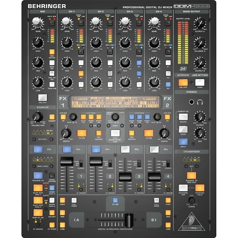 Behringer DDM4000 Ultimate 5-Channel Digital DJ Mixer image 1