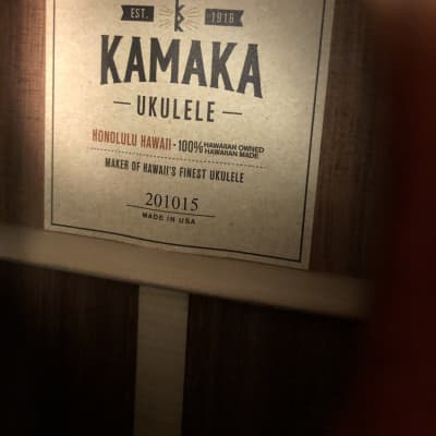 2020 Kamaka HF-4 Baritone Ukulele image 12