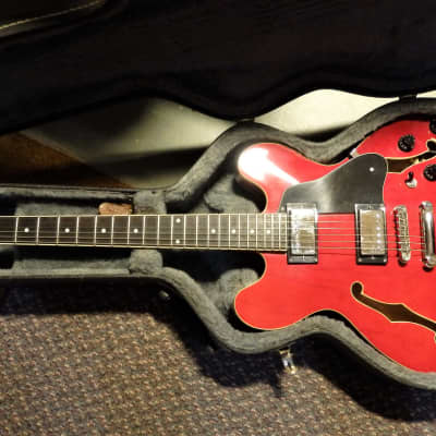 Hamer Echotone 2000 Trans Red 335 Semi-Hollow Guitar Seymour Duncan PAF image 18