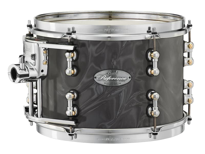 Pearl Music City Custom 13"x11" Reference Pure Series Tom SHADOW GREY SATIN MOIRE RFP1311T/C724 image 1