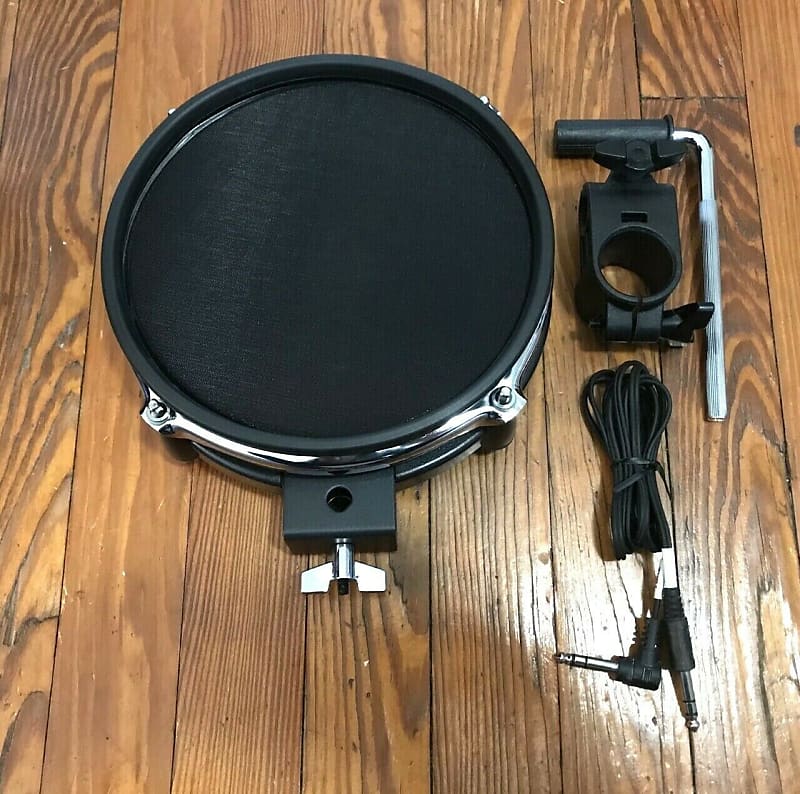 Alesis 8" Mesh Drum Pad NEW w/1.5" Clamp, Bar & Cable (Dual Zone) Surge Command image 1