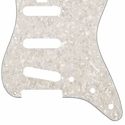 099-2191-005 Fender American Elite Stratocaster Guitar Pickguard White Pearloid image 1