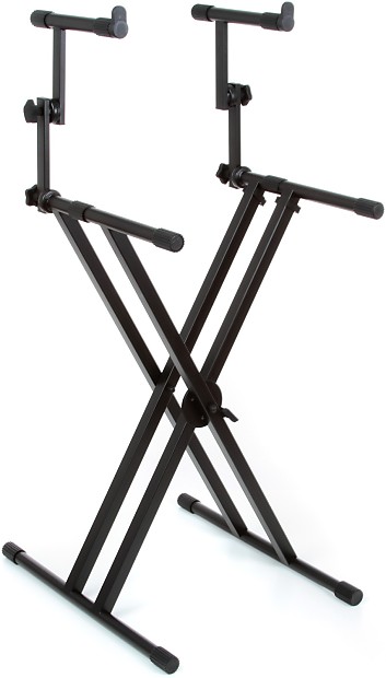 Gator GFW-KEY-5100X Frameworks Deluxe X-Style 2-Tier Keyboard Stand image 1