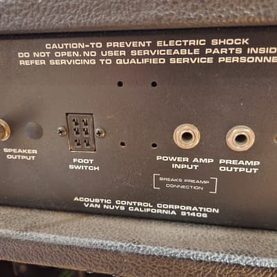 ACOUSTIC model 124 (1974-78) – 350 watts/4 x 10 speakers image 9