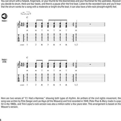 Hal Leonard Folk Guitar Method - Learn to Play Rhythm and Lead Folk Guitar with Step-by-Step Lessons and 20 Great Songs image 6